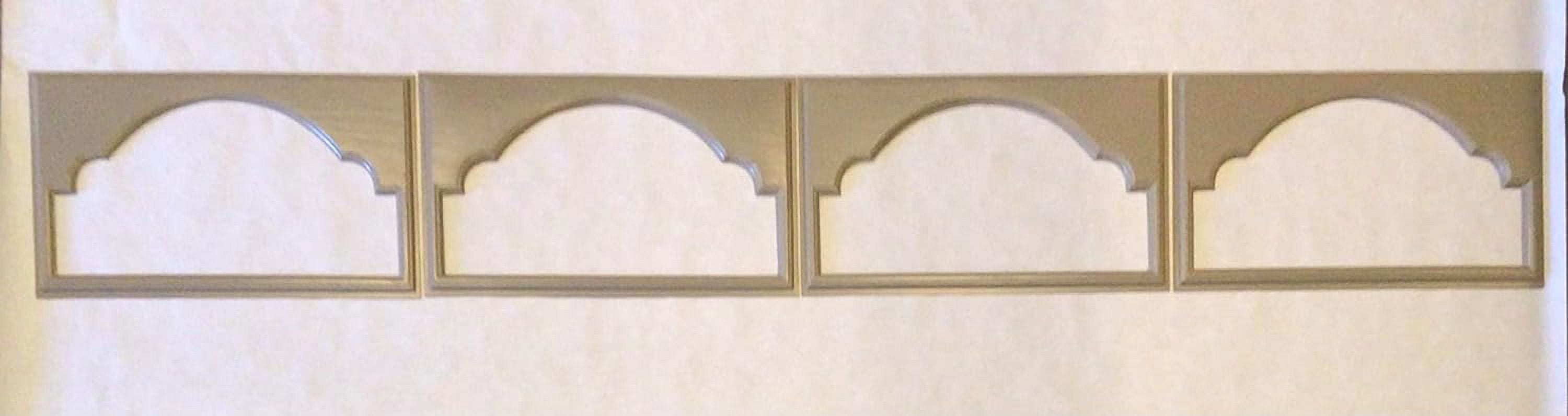 Amarr 4 Cathedral Short Panel Replacement Decorative Inserts for Amarr