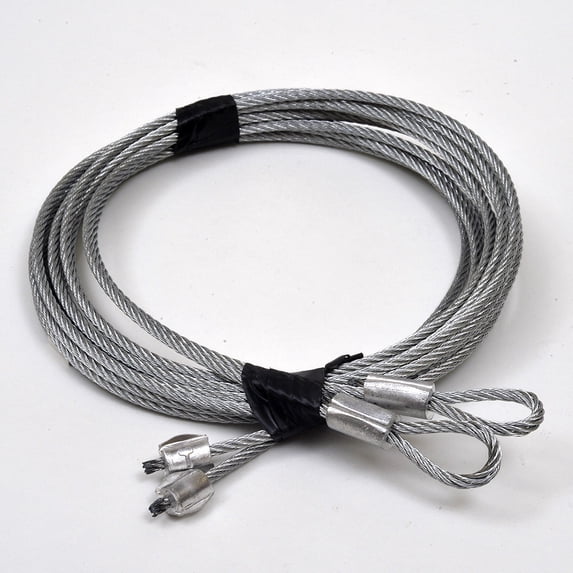 Amarr Garage Door Torsion Spring Cables, Garage Door Opener, 1/8" Thick, 7 Stranded, 2 Piece Pack