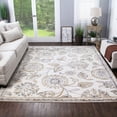 thumbnail image 1 of Amary Modern Plush Polypropylene Indoor Area Rug - 5" x 8', Gray, 1 of 8