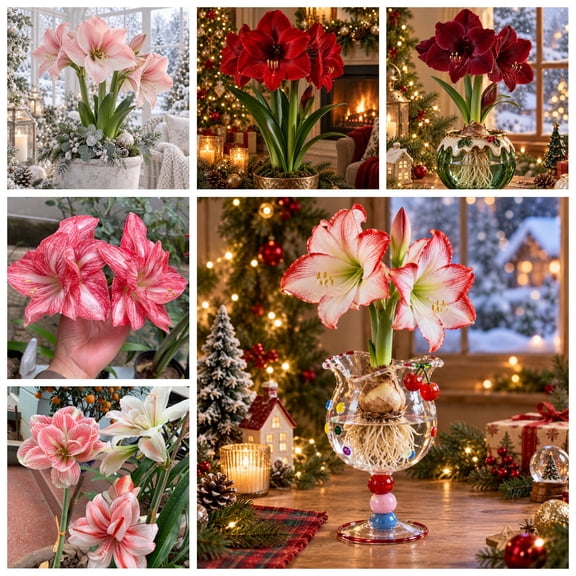 Amaryllis, Low Maintenance - Ideal for Beds Borders, Plant Pots & Planters-Easy Grow