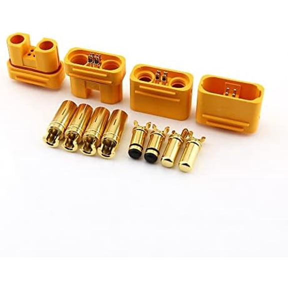 Amass AS150U Plug High DC Current Connector Banana Head Anti-Spark with Signal Pin Lithium Battery Waterproof Socket Parts2pair$$Garden & Patio