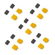 Amass XT60+ Male and Female Connector Plug Set for Battery, ESC, and Charge Lead 5 Pairs