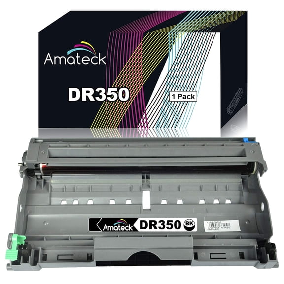 Amateck Compatible Drum Unit Replacement for Brother DR350 1 Pack for MFC-7220, 7225N, 7420, 7820D, 7820N, 2030, 2030R, 2040, 2040N, 2040R, 2070N, 2070NR, DCP-7010, 7020, 7025, 2820, 2850, 2910, 2920
