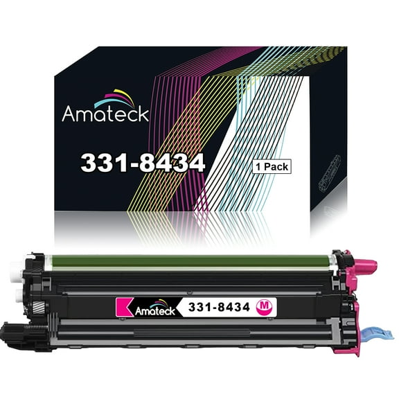 Amateck Compatible Drum Unit Replacement for Dell 331-8434 (TWR5P) (59J78) Magenta 1 Pack for C2660dn, C2665dnf, C3760dn, C3760n, C3765dnf