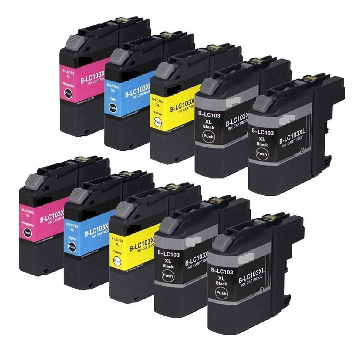 Amateck Compatible Ink Cartridge Replacement, 10 Pack, Brother LC103 ...