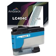 Amateck Compatible Ink Cartridge Replacement for Brother LC404C Cyan 1 Pack for MFC-J1205W, MFC-J1205W XL, MFC-J1215W