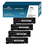 Amateck Compatible Toner Cartridge Replacement for HP CE285A 85A 4 Pack for Pro M1132, M1212nf, M1217nfw MFP, P1102, P1102W, M1138, M1139, M1219nf, P1109W
