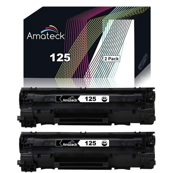 Amateck Compatible Toner Cartridge Replacement for 125 2 Pack for ImageClass LBP6000, MF3010, LBP6030w
