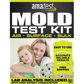 Amatest DIY Mold Test Kit (3 test methods), Includes Lab Analysis Fee, Prepaid Freight Envelope and Expert Consultation
