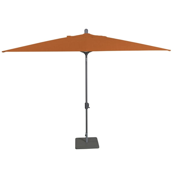 Amauri Outdoor Living - Laguna Cove 10' x 6.5' Rect Auto TiltMarket Umbrella, Black Sapphire Frame, Sunbrella Tuscan Shade