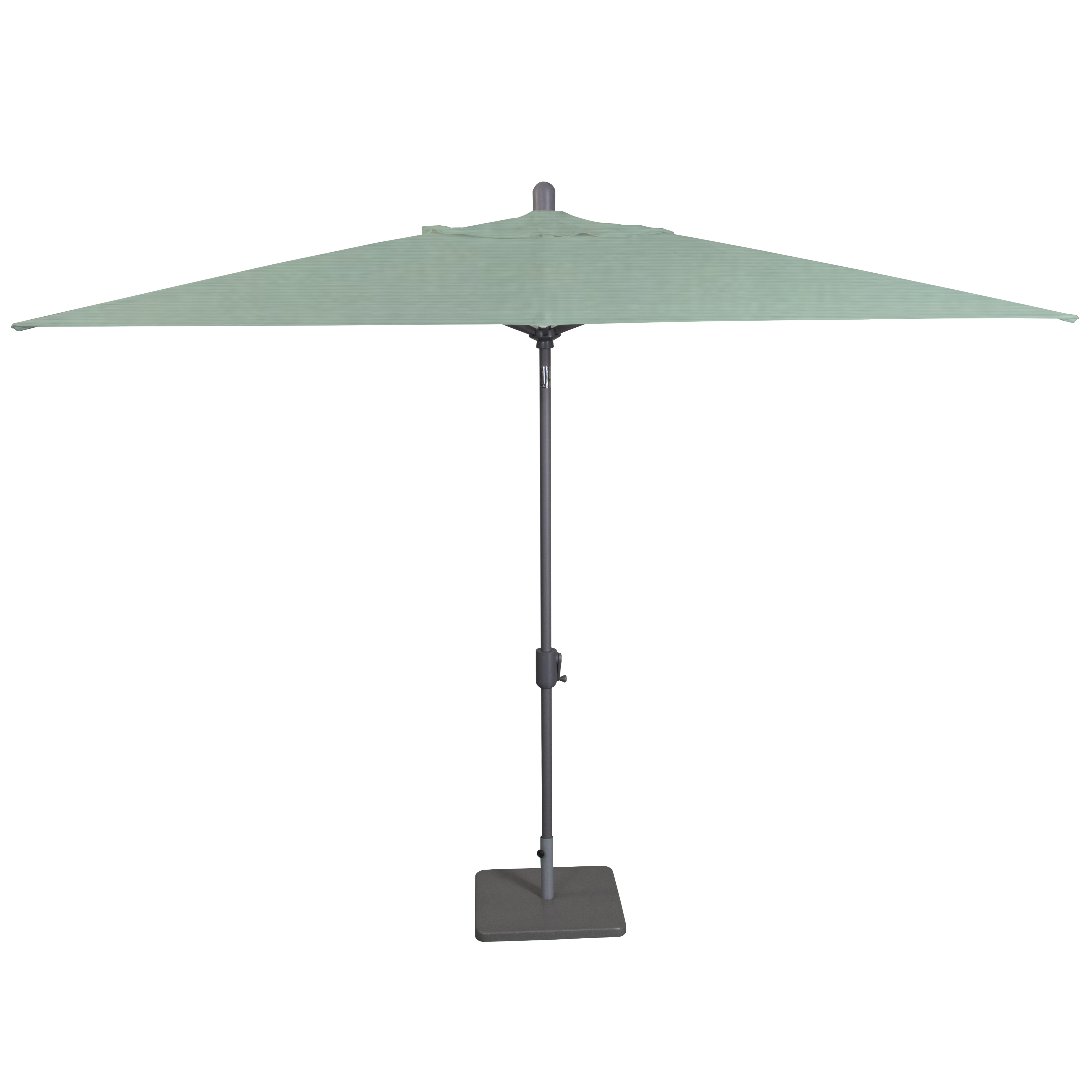 Amauri Outdoor Living - Laguna Cove 10' x 6.5' Rect Auto TiltMarket Umbrella, Starring Grey Frame, Sunbrella Spa Shade