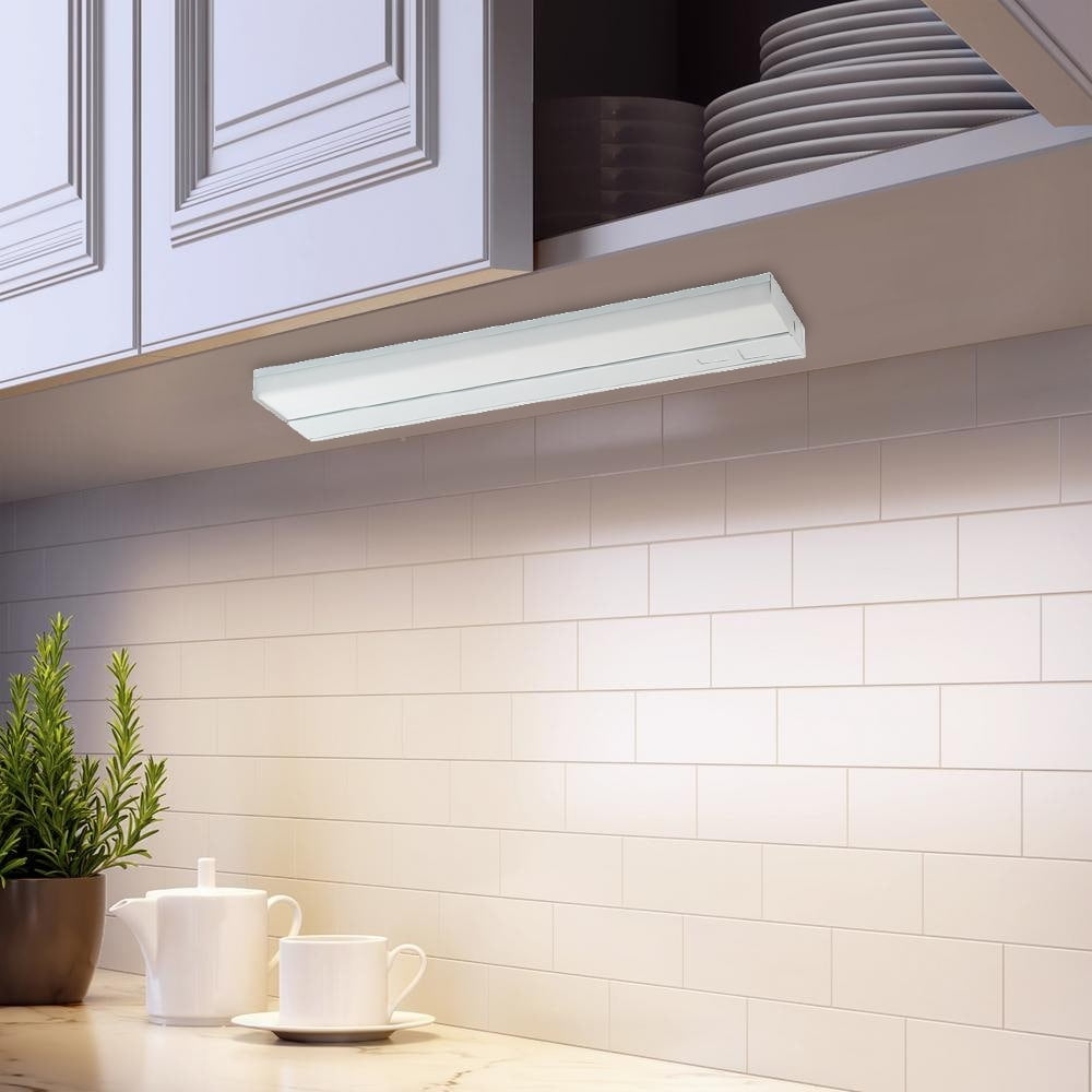 21-Inch White Steel LED Under Cabinet Light