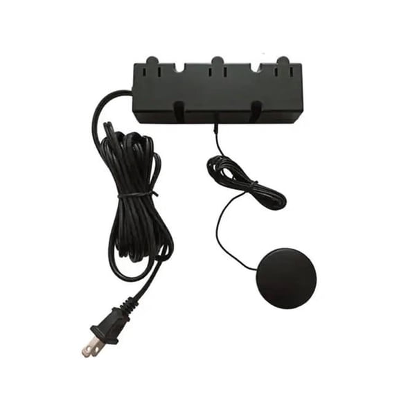 Amax Lighting DM3-120-BLK 120V 3 Outlet & 3-Level Touch Dimmer Receptacle Appliance Control - Black