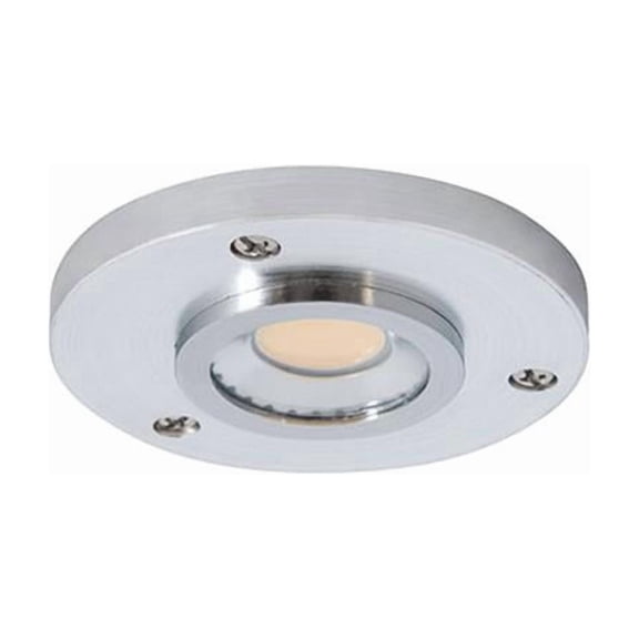 Amax Lighting LED-3PA10NKL 3-Lights Aluminum Engine LED Puck Light with 8 in. Cord & Quick Connector & Plug in LED Driver - 3000K