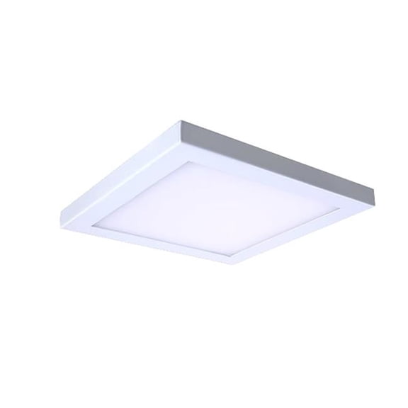 Amax Lighting LED-SM10DL-WT 10 in. LED Square Durable Metal Construction Dimmable Downlight for 3 in. or 4 in. J-Box, White Diffuser - 3000K