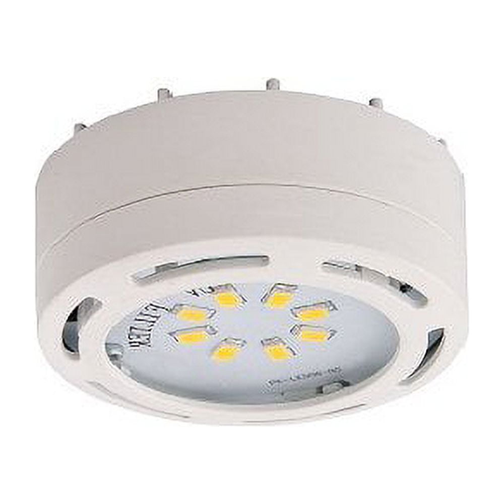 White Surface Mount LED Puck Light with 8 Chips
