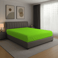 thumbnail image 1 of Amay 100% Organic Cotton Split King Fitted Sheet - 500 Thread Count (39"x80" Each, 2 Pieces) - Ultra Soft, Cooling & Breathable Bed Sheet - Durable Long-Lasting Fabric - (Parrot Green, 1 Piece), 1 of 7