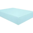 thumbnail image 1 of Amay 800 TC 100% Organic Cotton California King Size 1Pc Fitted Sheet ( 72X84 ) Fits Mattress Upto 8-10 inches, Aqua Blue Solid, 1 of 6