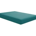thumbnail image 1 of Amay 800 TC 100% Organic Cotton Twin XL Size 1Pc Fitted Sheet ( 39X80 ) Fits Mattress Upto 8-10 inches, Teal Solid, 1 of 6