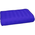 thumbnail image 1 of Amay 800 Thread Count 100% Organic Cotton RV King Size 1PC Flat Sheet (102x108) Royal Blue Striped, 1 of 5