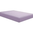 thumbnail image 1 of Amay 800TC Organic Cotton Emperor Size Fitted Sheet ( 84X84 ) Fits Mattress Upto 10-12 inches, Lavender Solid, 1 of 6