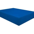 thumbnail image 1 of Amay 800TC Organic Cotton Full Size Fitted Sheet ( 54X75 ) Fits Mattress Upto 10-12 inches, Royal Blue Solid, 1 of 6