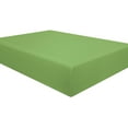 thumbnail image 1 of Amay 800TC Organic Cotton Queen Size Fitted Sheet ( 60X80 ) Fits Mattress Upto 10-12 inches, Sage Solid, 1 of 6