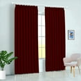 thumbnail image 1 of Amay Blackout Double Pinch Pleated Curtains Panel Light Blue Solid, 100 Inch Wide by 120 Inch Long- 1Panel, 1 of 7