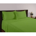 thumbnail image 1 of Amay Egyptian Cotton 600-Thread Count 4-PCs Sheet Set Fits Easily Fit upto 15" Inch Deep Pockets Solid( Emperor, Sage Green ), 1 of 9