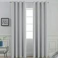 thumbnail image 1 of Amay Grommet Blackout Curtain Panel Silver 100 Inch Wide by 72 Inch Long -1Panel, 1 of 6