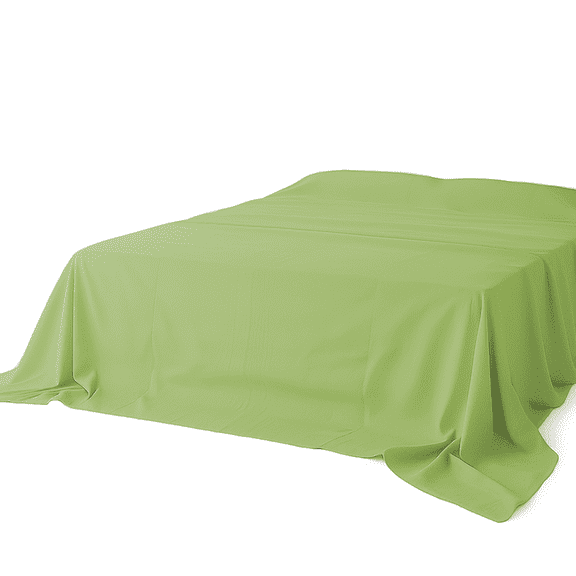 Amay Premium Organic Cotton Flat Sheet, 500 Thread Count Luxury Top Sheet, Cooling & Durable Bedding Sheets, Queen, Sage Green (90" x 102")1 Piece