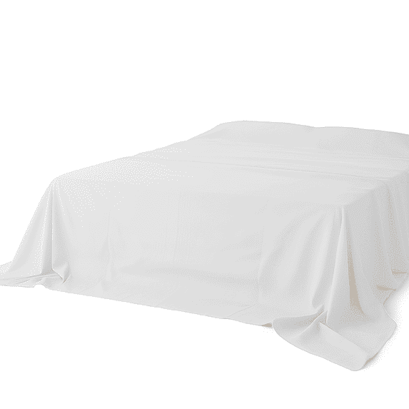 Amay Premium Organic Cotton Flat Sheet, 500 Thread Count Luxury Top Sheet, Cooling & Durable Bedding Sheets, Twin, White(66" x 96") 1 Piece