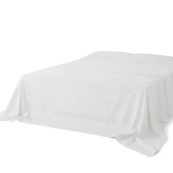 Amay Premium Organic Cotton Flat Sheet, 500 Thread Count Luxury Top Sheet, Cooling & Durable Bedding Sheets, Twin, White(66" x 96") 1 Piece