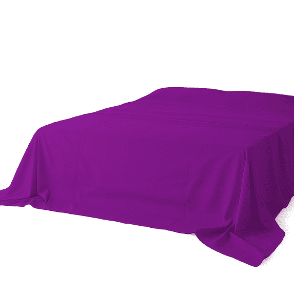 Amay Premium Organic Cotton Flat Sheet, 500 Thread Count Luxury Top Sheet, Cooling & Durable Bedding Sheets, Twin-XL, Purple(70" x 102") 1 Piece