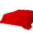 thumbnail image 1 of Amay Premium Organic Cotton Flat Sheet, 500 Thread Count Luxury Top Sheet, Cooling & Durable Bedding Sheets, Wyoming King, Red(110" x 116") 1 Piece, 1 of 7
