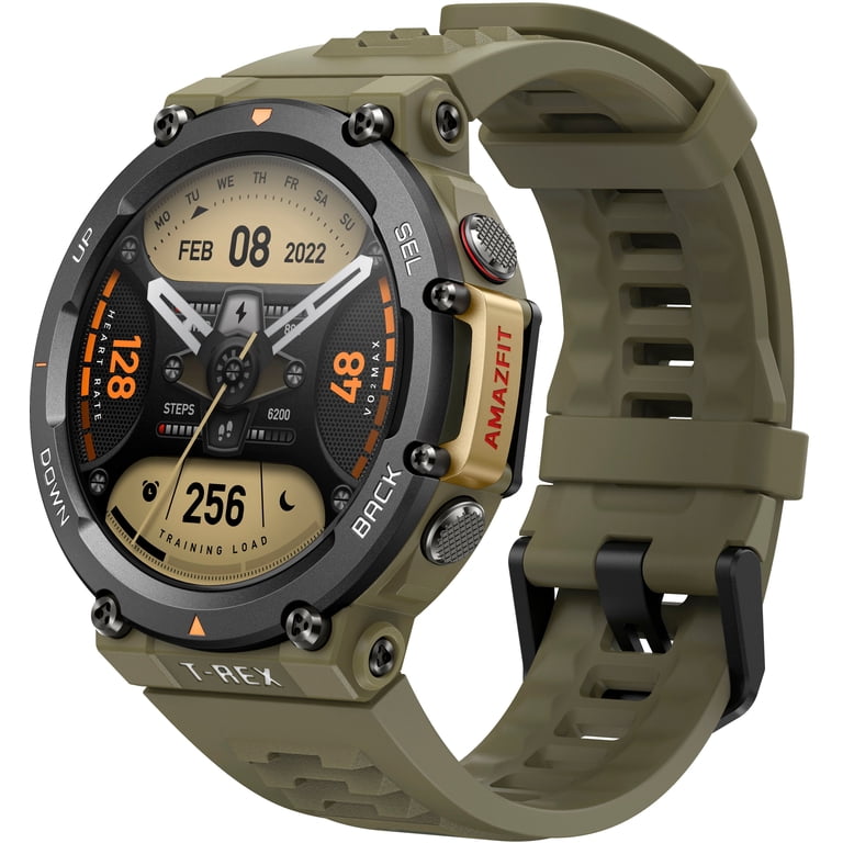 Amazfit T-Rex 2 Military Smartwatch: GPS, Dual-Band, 24-Day