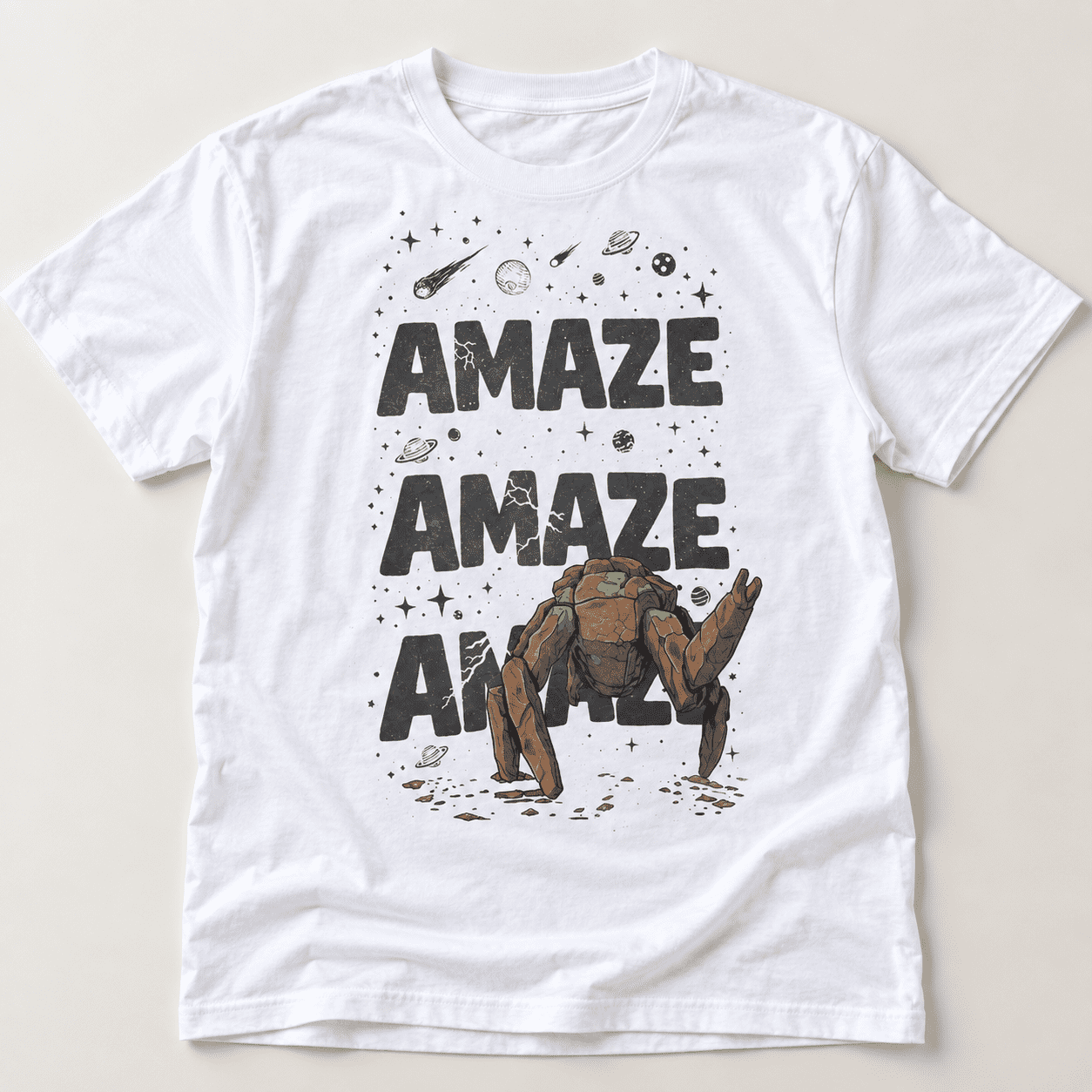 Amaze Rocky Alien Shirt, Project Hail Mary Inspired Sci-Fi T-Shirt ...