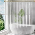 thumbnail image 1 of Amazer Clear PEVA Shower Curtain, 72" x 84" Waterproof, 1 of 8