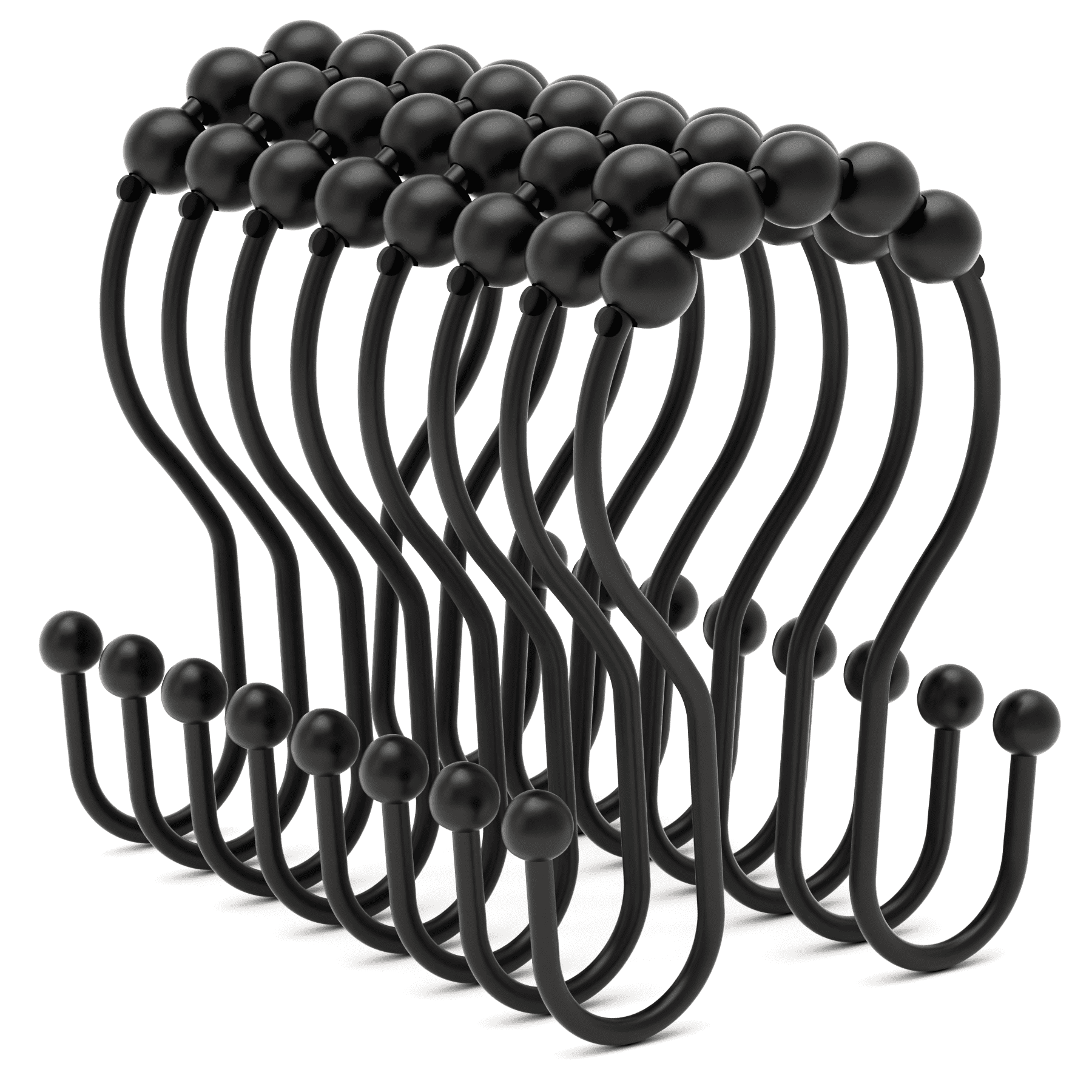 Double Shower Curtain Hooks