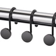 thumbnail image 1 of AmazerBath Shower Curtain Hooks, Shower Curtain Rings, Heavy Duty Modern Decorative Black Shower Curtain Hooks Rust Proof Smooth Glide Shower Hooks for Shower Curtain Liner Shower Rod Hook, 12Pcs, 1 of 8