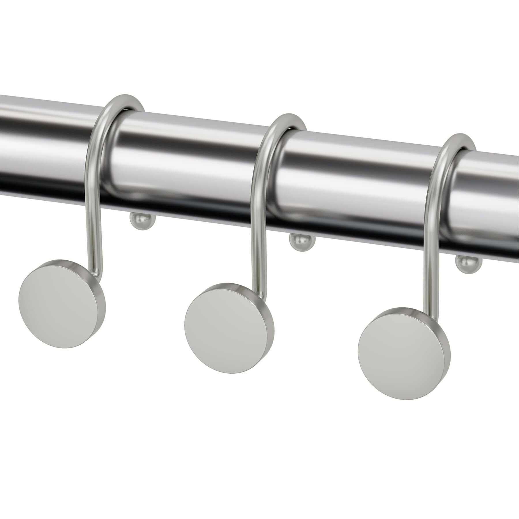 Brushed Nickel Shower Curtain Hooksnull