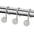 thumbnail image 1 of AmazerBath Shower Curtain Hooks, Shower Curtain Rings, Heavy Duty Modern Decorative Brushed Nickel Shower Curtain Hooks Rust Proof Smooth Glide Shower Hooks for Shower Curtain Shower Rod Hook, 12Pcs, 1 of 9