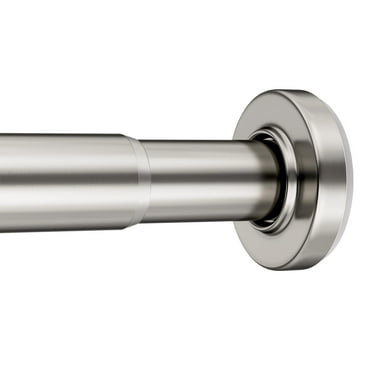 AmazerBath Shower Curtain Rod, 31-75inches Adjustable Spring Tension Rod, Segmented Installation, Nickel