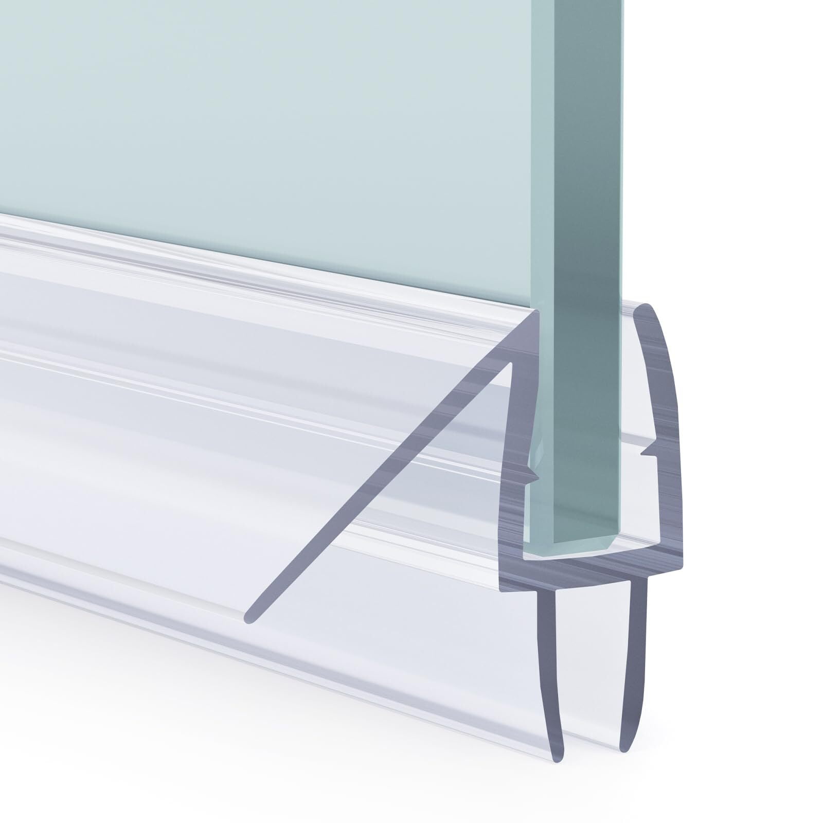 AmazerBath Shower Door Bottom Seal for 1/4 Inch Glass 47.25 Inches (15. ...