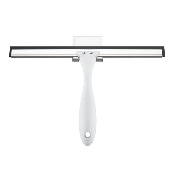 AmazerBath Squeegee for Shower Glass Door, Shower Squeegee for Glass Doors - All-Purpose Squeegee with Hook for Shower Doors, Windows, Mirrors, Tiles and Car Glass, 10 Inches