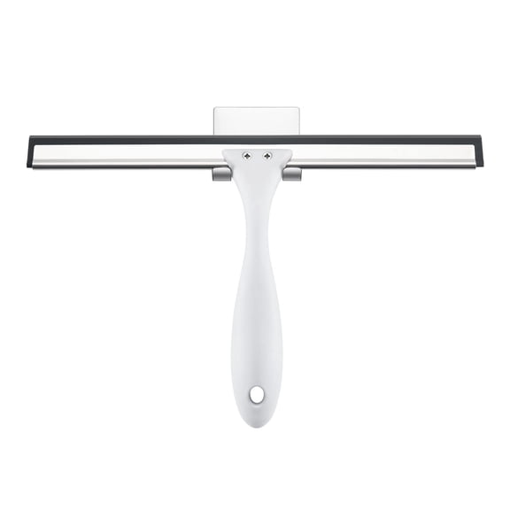 AmazerBath Squeegee for Shower Glass Door, Shower Squeegee for Glass Doors - All-Purpose Squeegee with Hook for Shower Doors, Windows, Mirrors, Tiles and Car Glass, 10 Inches