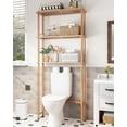 thumbnail image 1 of AmazerBath Over The Toilet Storage Shelf Bamboo, 3-Tier Over Toilet Organizer Rack, Freestanding Above Toilet Shelf for Bathroom, Laundry, Space Saver, Natural Color, 1 of 7