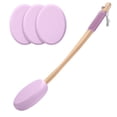 thumbnail image 1 of Amazerbath Lotion Applicator for Back, Foot, 4 Replaceable EVA Pads with 1 Long Handle, Back Lotion Applicator for Elderly, Women, Purple, 1 of 6