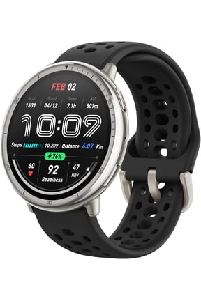 Active 2 Smart Watch 44mm, GPS Maps with Direction, Fitness Tracker, 10 Day Battery, Sleep Monitor, 160+ Sport Modes, Water Resistant, for Android & Apple iPhone, Black Silicone