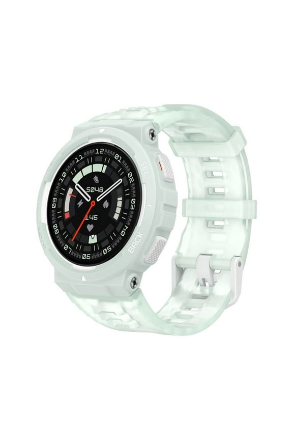 Active Edge Smart Watch 22mm with Mint Green Silicone band